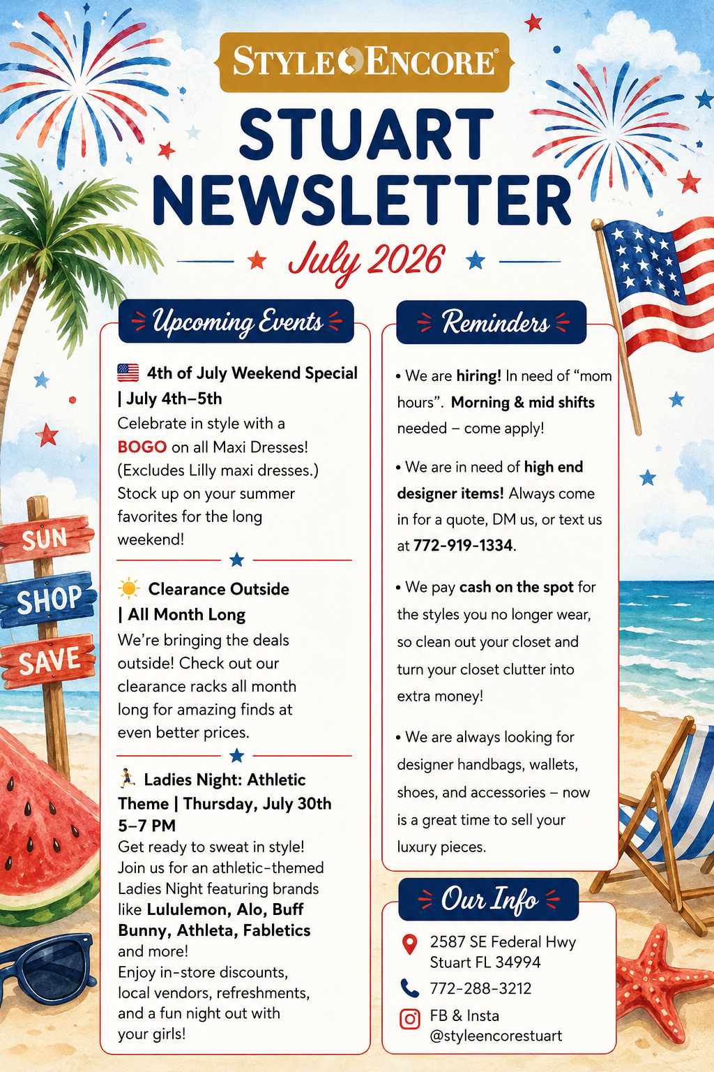 July Newsletter